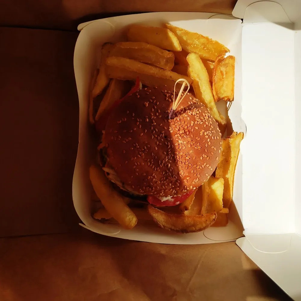 Burger À L'éfiloché de Raie